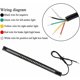thumbnail image 4 of Universal 48LED Ultra-Thin Motorcycle Brake Light Strip - 12V Flexible LED Tail Light Compatible with All Bikes (Red + Amber), 4 of 5