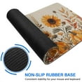 thumbnail image 6 of Happy Thanksgiving Fall Pumpkin Sunflower Large Gaming Mouse Pad Extended Mousepad Gaming with Stitched Edges, Non-Slip Base, Water Resist Keyboard Pad for Gamer, Office & Home, 31.5 X 11.8 in, 6 of 7