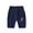 Navy Blue B, variant on Baby Boy's Cotton Short Pants Toddler Cartoon Printing Five Pants 1-8 Years Kids Summer Elastic Waist Shorts