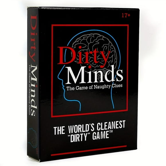 Dirty Minds - The Game Of Naughty Clues Card Game, Adult Party Drinking Game Funny The World's Cleanest "dirty" Game Gifts For Age 17+
