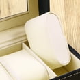 thumbnail image 4 of EeaseCA Watch Box Large 3 Grids Mens Black PU Leather Display Jewelry Case Organizer Gift Box Storage Case with Lock and Mirror, 4 of 8