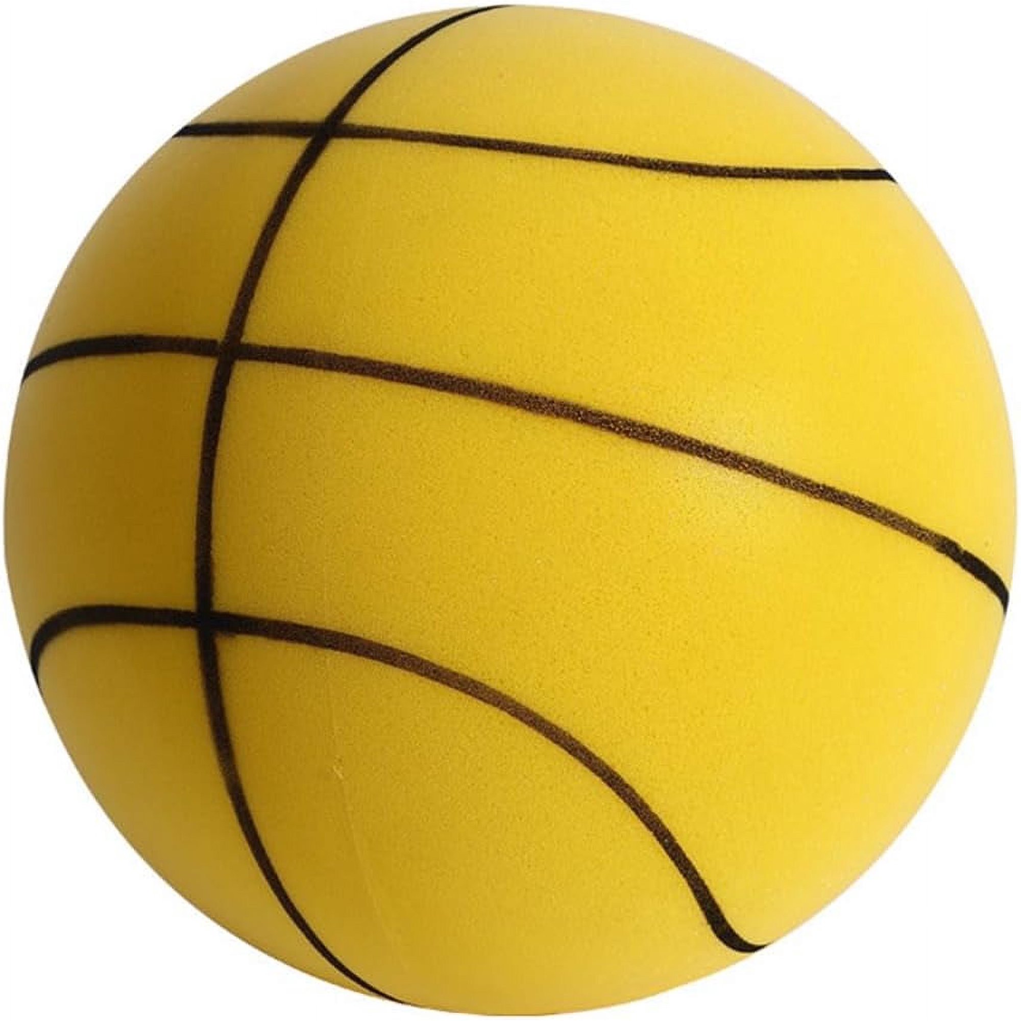 Ballon De Basket Silencieux En Mousse – 2025, Intérieur, 3 Tailles (18/21/24 Cm) – Parfait Pour Dribbler Sans Bruit