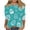 ☃017-Multicolor, variant on Xuyuer Easter Women's Graphic Tee Round Neck 3/4 Sleeve Drop Shoulder Trendy Summer T Shirt Vintage Print Top 2026