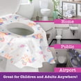 thumbnail image 4 of Fundas Impermeables para Asiento de Inodoros Unicornios XL, Paquete de 20 Unidades para Niños y Adul, 4 of 6