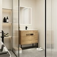 thumbnail image 2 of 36 Inch Bathroom Vanity And Sink . Freestanding Or Hanging. Two Installation Modes. Silent-closing Cabinet. Grade Ceramic Sink. Plywood Construction 36" With Mountable. Dual-purpose Concept. Door., 2 of 7