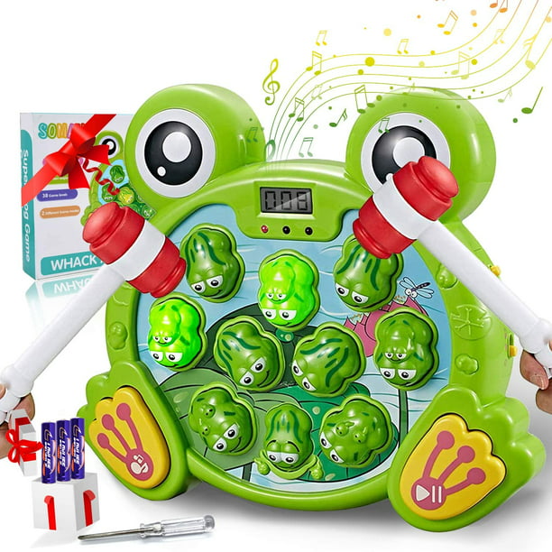Download Intera Whack A Frog Game Interactive Pounding Toy Fun Gift Idea For Age 2 3 4 5 6 7 8 Year Old Kids Boys Girls 2 Hammers Walmart Com Walmart Com