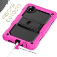 thumbnail image 3 of FJLBDE Case for Xiaomi Redmi Pad SE 8.7 inch 2024, Rugged Shockproof Tablet Cases Cover with Kickstand Shoulder Strap, Rose, 3 of 7