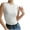 White, variant on Lenpel Women's Tank Tops Soft Casual Crew Neck Slim Sleeveless Solid Color Cotton T-Shirts Trendy Summer Blouses