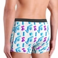 thumbnail image 4 of Men's Boxer Briefs, funny Math Symbol Print Soft Comfy Mens Underwear Boxer Briefs Breathable With Widen Waist, 4 of 7