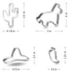 thumbnail image 2 of Fiesta Cinco De Mayo Cookie Cutter Set 4 Pc - Foose Cookie Cutters - USA Tin Plated Steel, 2 of 7