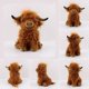 thumbnail image 2 of 9.8in Scottish Highland Cow Plush Toy Cute Simulation Long-Haired Doll Kids Gift, 2 of 3