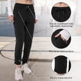thumbnail image 4 of FEN AI Women's Fleece Lined Pants Winter Thermal Ski Pants Hiking Running Joggers Pants with Multi Pockets, 4 of 7