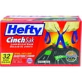 thumbnail image 3 of Hefty Extra Strong Lawn & Leaf Drawstring Trash Bags, 39 Gallon, 38 Ct, 3 of 5