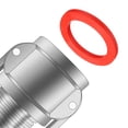 thumbnail image 6 of 12 Pcs Solid Silicone Flat Washer DN65 3 5/32" OD x 2-1/2" ID x 1/4" Thickness Large Washers, Red, 6 of 7