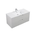 thumbnail image 6 of Themis 40 Inch White Wall Mount Vanity With A Integrated Sink, 6 of 7