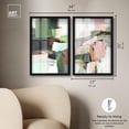 thumbnail image 5 of Silent Radiance Duo Shadowbox Print Blue Wall Decor by Art Remedy, Black Frame, 16 x 24, 5 of 6