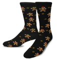 thumbnail image 6 of TeeHee Christmas and Holiday Fun Crew Socks for Men 5-Pack (5PK-Gingerbread Man Candies), 6 of 7