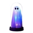 thumbnail image 2 of Orangide Halloween Decor Ghost Night Lamp Creative Spooky Glass Cover Small Night Light Battery Operated Funny Scary Atmosphere for Tabletop, 2 of 8