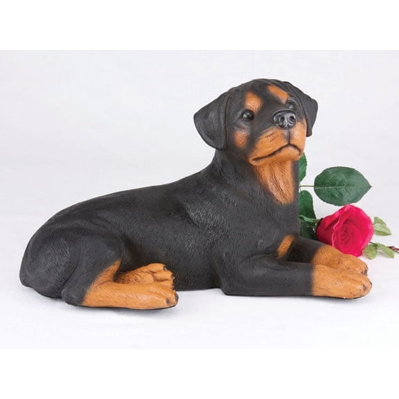 Rottweiler Cremation Pet Urn for a Dog Memorial in remembrance of your beloved family pet.