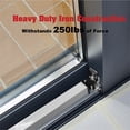 thumbnail image 6 of SecurityMan Adjustable Window Bar, Heavy-Duty Iron Lock for Horizontal or Vertical Use, Childproof, 14.25"–37", White, 6 of 8