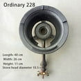 thumbnail image 2 of 1pc stove burner for kitchen barbecue Desktop gas burner Cast household iron gas stove single fire burner gas jet burner, 2 of 5