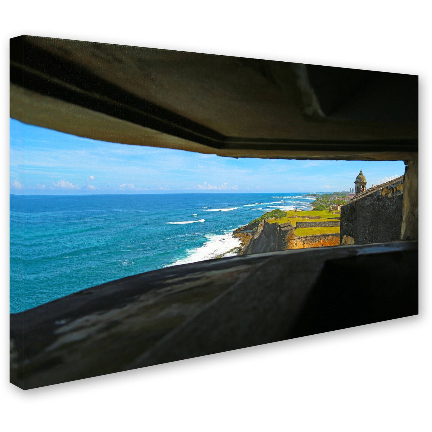 Trademark Fine Art "Castillo de San Felipe del Morro 9" Canvas Art by CATeyes