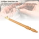 thumbnail image 4 of Gancho De Ganchillo Para Bordar, Kit De Gancho De Tambor Fácil De Usar De Madera Con Agujas De 0,8 1 1,2 Mm Para Coser Cuentas, 4 of 7