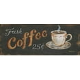thumbnail image 2 of Lewis, Kim 18x10 White Modern Wood Framed Museum Art Print Titled - Fresh Coffee 25 Cents, 2 of 4