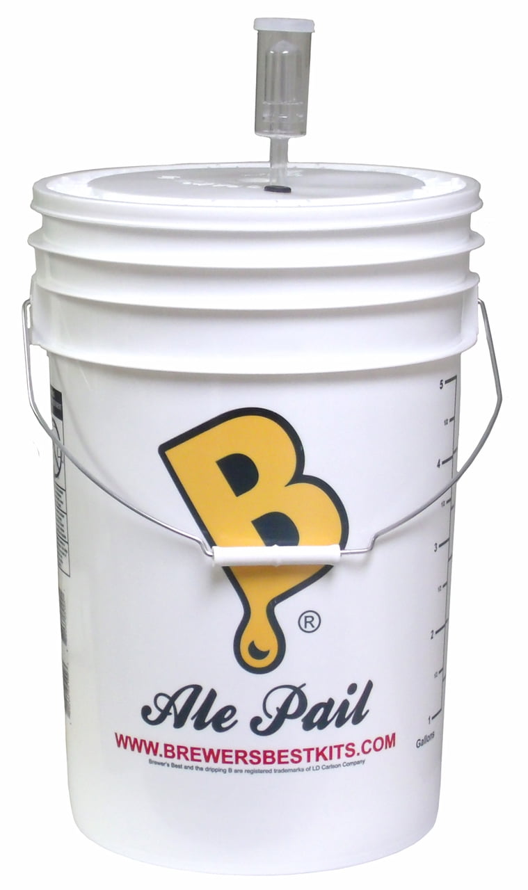 Brewer's Best 6.5 Gallon Food Grade Fermenting Bucket with Lid & Air