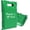 Green, variant on OptiPak 12x15 Merchandise Bags - Plastic Bags with Handles - Package Bags - Thank you Bulk of 50 Pack Aqua
