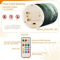 thumbnail image 5 of Yayeee Flameless Candles with Remote Flickering Battery Operated Multi Color Changing, Green Forest, 5 of 7