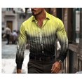 thumbnail image 1 of Camisa con estampado 3D para hombre, nueva línea 2024, primavera/verano, cuello vuelto, informal, de negocios, de manga larga, tallas S a 6XL, tela cómoda, 1 of 6