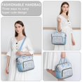 thumbnail image 3 of Small Floral Print Tote Bag - Large Insulated & Leakproof Cooler, Waterproof & Easy-to-Clean, 3 of 5