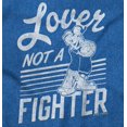 thumbnail image 2 of Popeye the Sailor Loves Not a Fighter Crewneck T Shirts Boy Girl Teen Brisco Brands M, 2 of 5