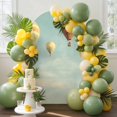 thumbnail image 2 of Arch Covers, Retro Hot Air Balloon Arch Covers Stretchy Backdrop 6'x2.6', Modern Flying Balloon Spandex Fitted Round Top Chiara Arches Backdrop Cover for Wedding Party Birthday Banquet, 2 of 9