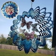 thumbnail image 4 of Heliisoer Metal Outdoor Garden Decoration Wind Runner Wind Chime Wind Runner, 4 of 9