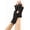 Black, variant on Light Skin Tone Fingerless Gloves – Made in USA – Conceal Bruises & Protect Thinning Skin