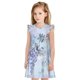 thumbnail image 1 of Fotbe Bird Butterfly Stripe Vestido de Dormir para Niñas de 3 a 10 Años, Mangas Cortas, Estilo Princesa, Pijama Camisón con Mangas Voladas-X-Large, 1 of 6