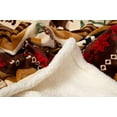 thumbnail image 5 of Carstens Couverture en Peluche Sherpa Douce, Collection Hinterland, 5 of 5