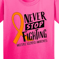 thumbnail image 4 of Inktastic Never Stop Fighting Multiple Sclerosis Awareness Youth T-Shirt, 4 of 5