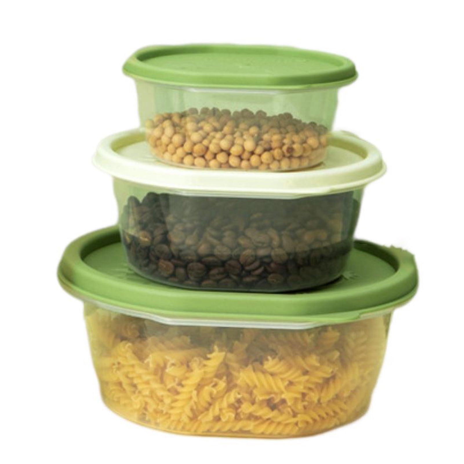 Citystores 3Pcs Refrigerator Storage Box Stackable Food Grade High