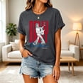 thumbnail image 5 of Women Dolly Shirts Country Music Legend T-Shirt Crewneck Short Sleeve Shirt Vintage Graphic Blouse Loose Fit T-Shirt Retro Tee Top XL, 5 of 5