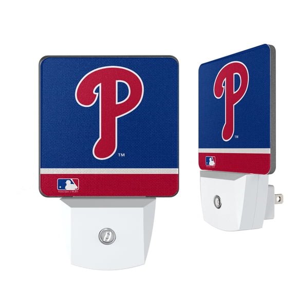 Philadelphia Phillies Stripe Design Nightlight 2-Pack