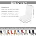 thumbnail image 2 of DYstyle 1-8 Pcs Chair Slipcover Floral Printed Spandex Stretch Wedding Banquet Chair Cover Party Decor Dining Room Seat Cover, 2 of 4