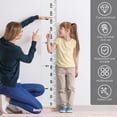 thumbnail image 3 of Pcapzz Kids Wall Hanging Growth Chart,Canvas Growth Height Chart Waterproof Height Growth Chart Measuring Chart Ruler,195×20cm, 3 of 11