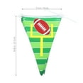 thumbnail image 2 of WHAMVOX 4 Sets Football Banner Football Party Banner Football Birthday Party Decorations Sports Football Theme Baby Shower Birthday Party Favors Home Decor, 2 of 7