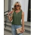 thumbnail image 2 of Womens Summer Tank Top Sleeveless Business Casual Outfits 2024 Basic Loose Dressy Work Shirt, 2 of 7