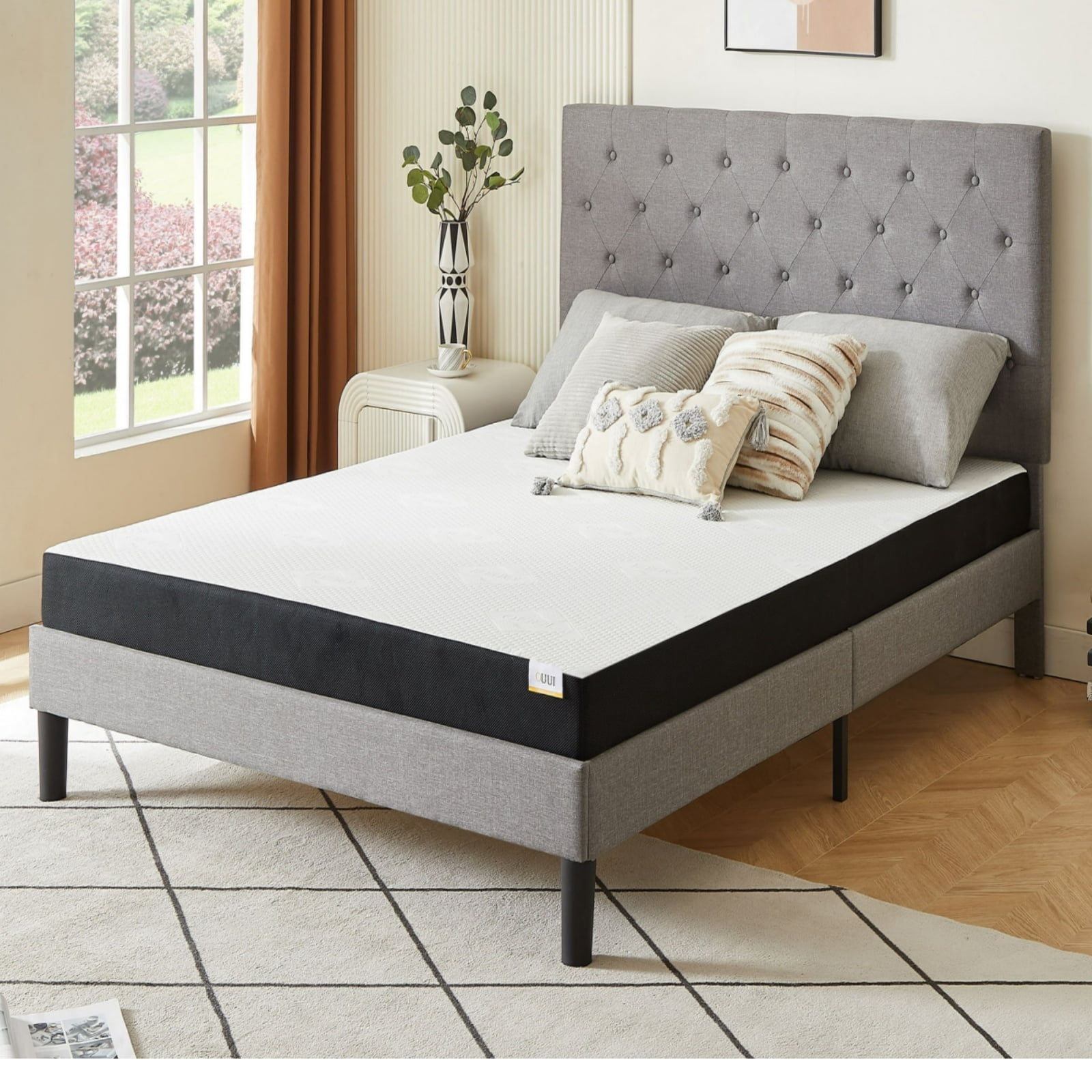 BMMB 5 inch Memory Foam Mattress, Medium-Firm, Waterproof Cover ,Twin Size, Kids Adult