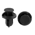 thumbnail image 2 of Unique Bargains 50 Pcs Black Car Plastic Body Door Trim Fastener Mat Rivet for 10mm Hole, 2 of 2