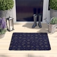 thumbnail image 2 of Dark Blue Star Moon Sun Planet Rocket Flannel Non Slip Door Rugs,Washable Door Mats Indoor,Decorative Door Mats,Dirt-Resistant and Absorbent Doormat for Entrance,Bedroom,Kitchen,Bathroom,31.5"x17", 2 of 4